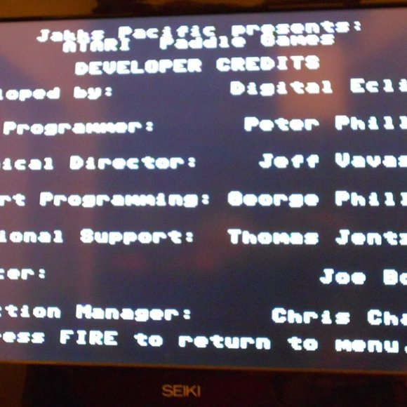 CLASSIC ATARI GAMES 2004 JAKKS PACIFIC PLUG & PLAY A/V PADDLES TV GAME RS 40917 - Picture 10 of 12